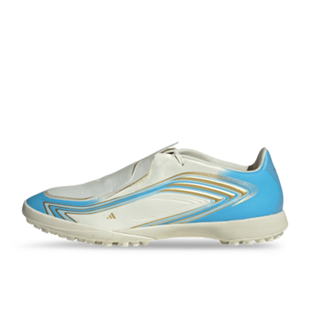ADIDAS F50 MESSI LEAGUE TF - IVORY/SEMI BLUE BURST/ICEY BLUE