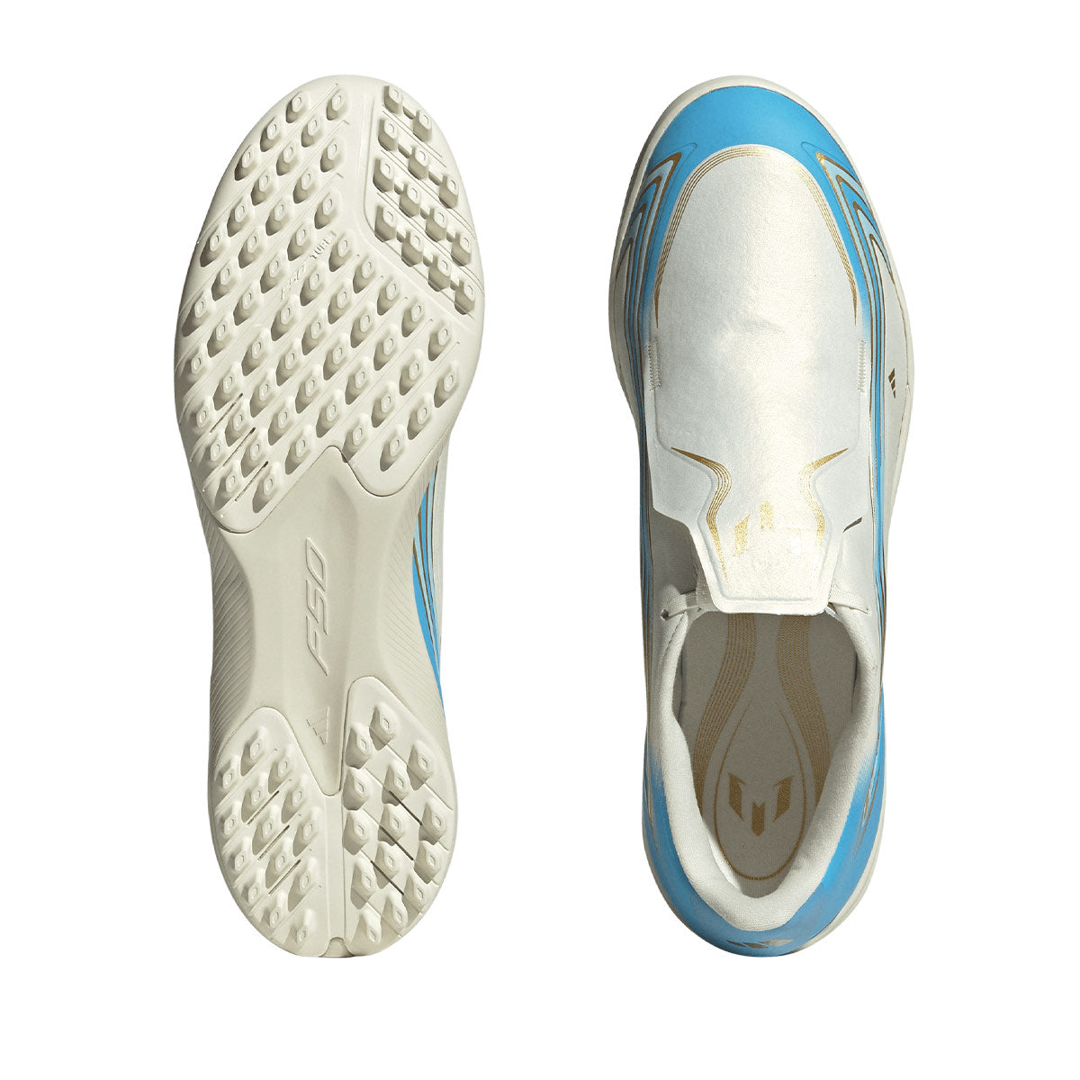 ADIDAS F50 MESSI LEAGUE TF - IVORY/SEMI BLUE BURST/ICEY BLUE