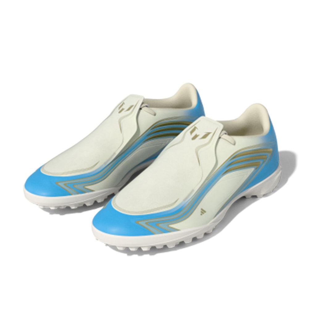 ADIDAS F50 MESSI LEAGUE TF - IVORY/SEMI BLUE BURST/ICEY BLUE