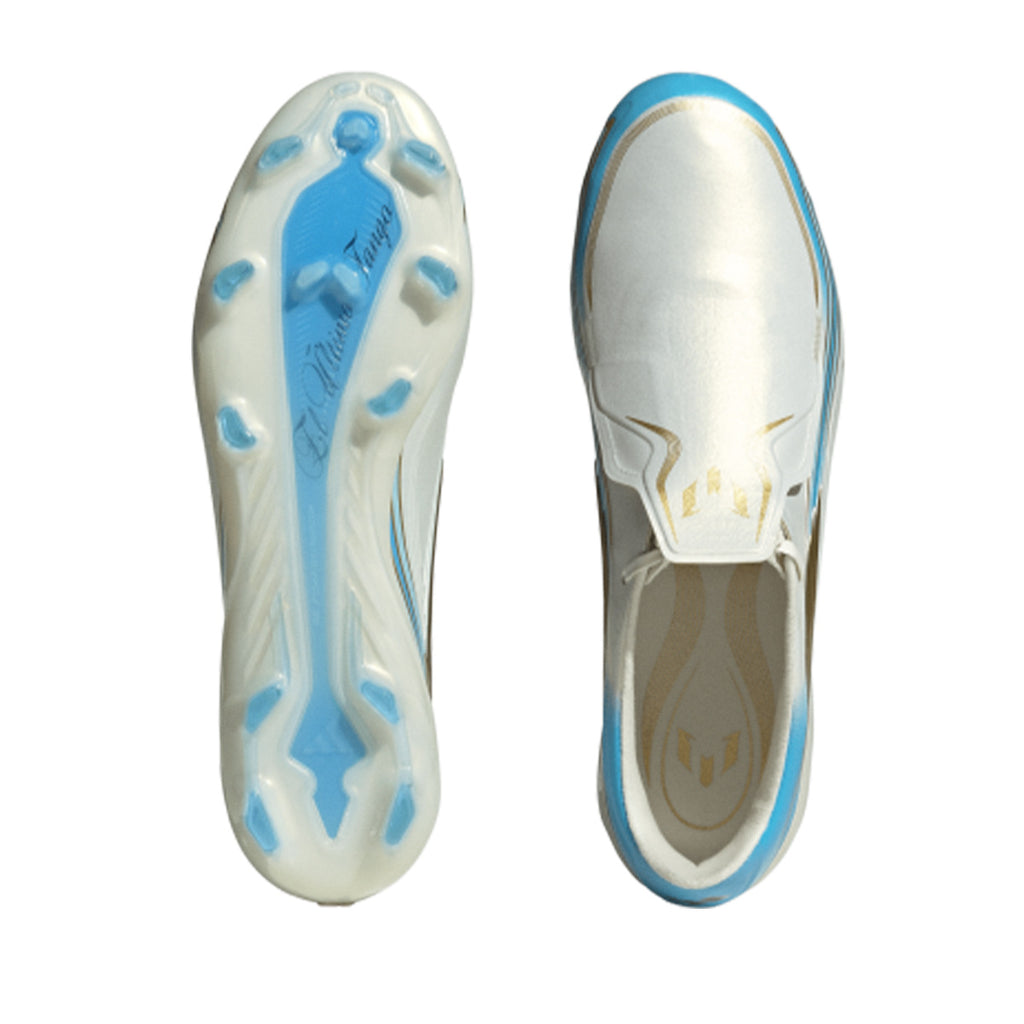 ADIDAS F50 MESSI PRO FG - IVORY/SEMI BLUE BURST/ICEY BLUE