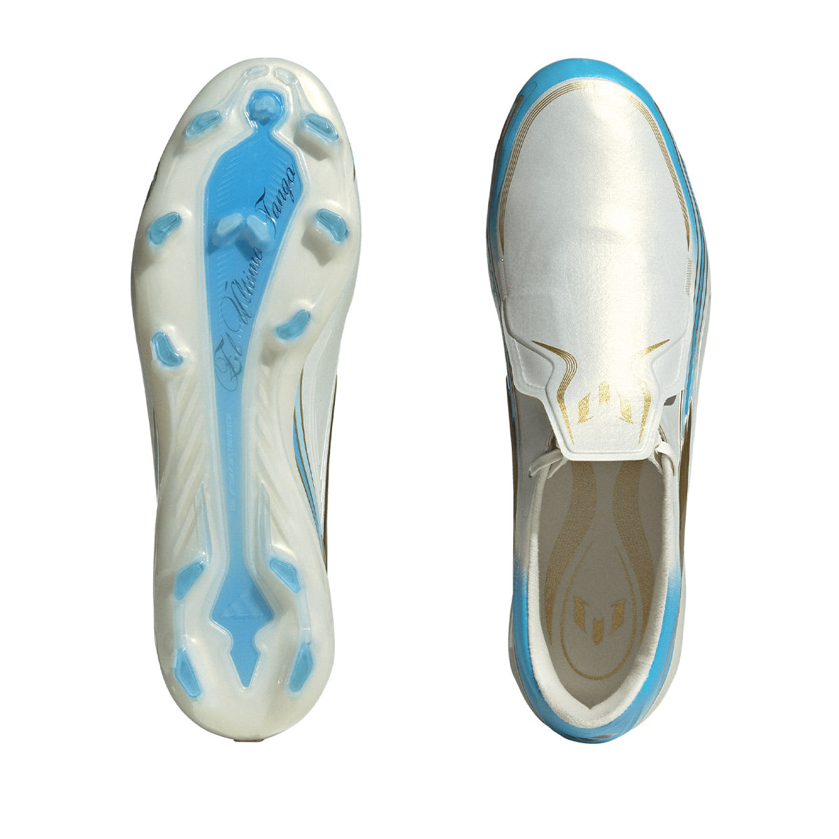 ADIDAS F50 MESSI PRO FG - IVORY/SEMI BLUE BURST/ICEY BLUE