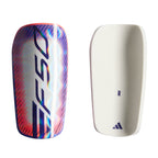 ADIDAS F50 CLUB SHIN GUARDS - SOLAR TURBO/SOLAR PURPLE