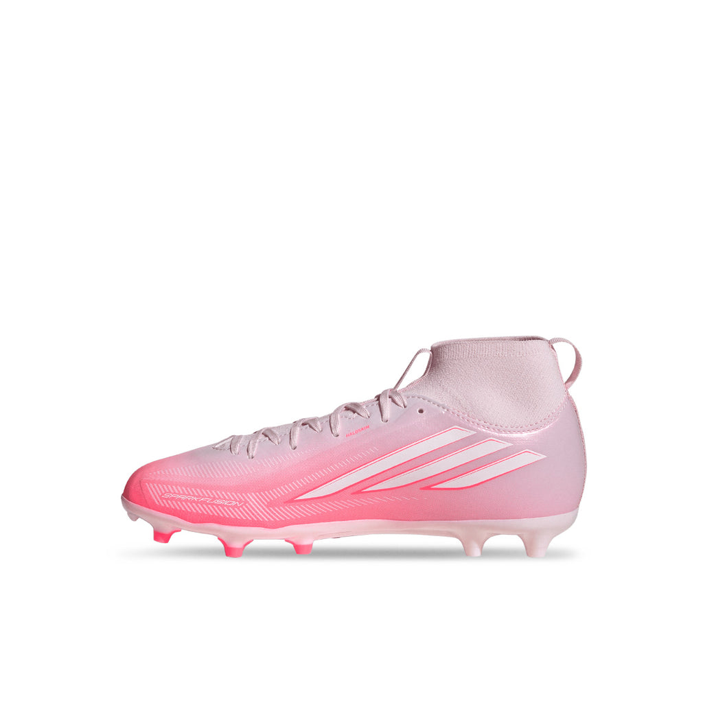 ADIDAS F50 SPARKFUSION LEAGUE FG/AG J - SOLAR TURBO/FTWR WHITE/DISTILLED PINK