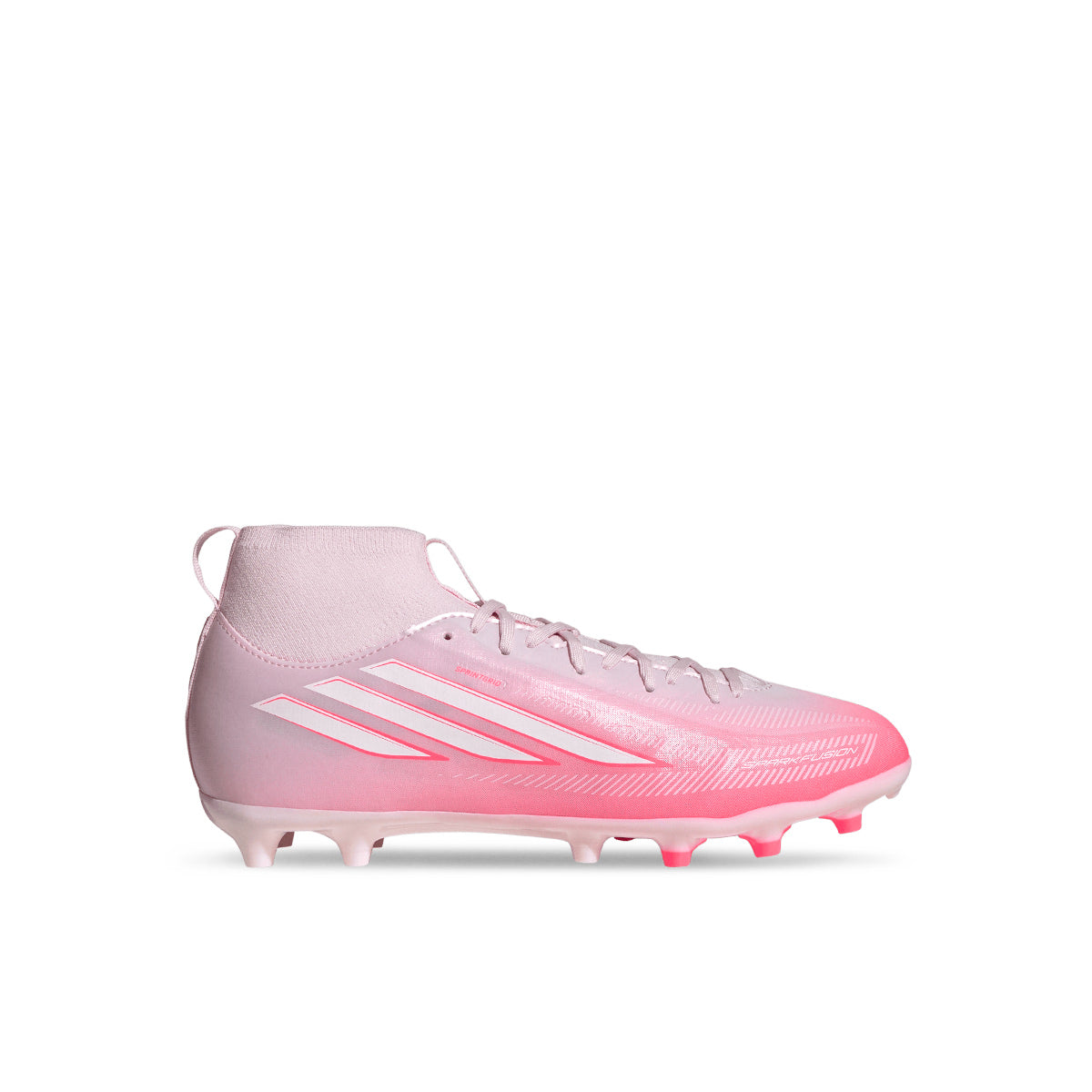 ADIDAS F50 SPARKFUSION LEAGUE FG/AG J - SOLAR TURBO/FTWR WHITE/DISTILLED PINK