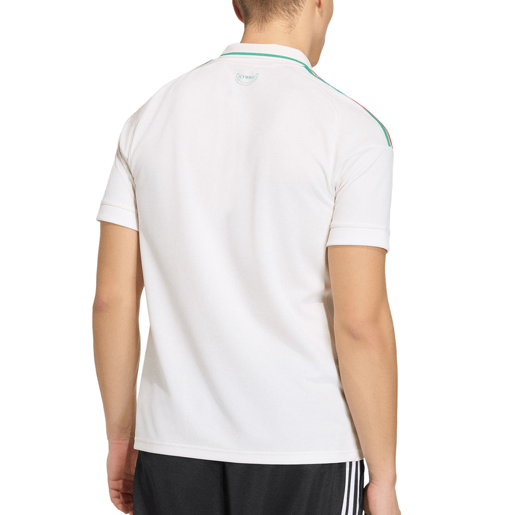 ADIDAS WALES 2026 AWAY REPLICA JERSEY - CHALK WHITE