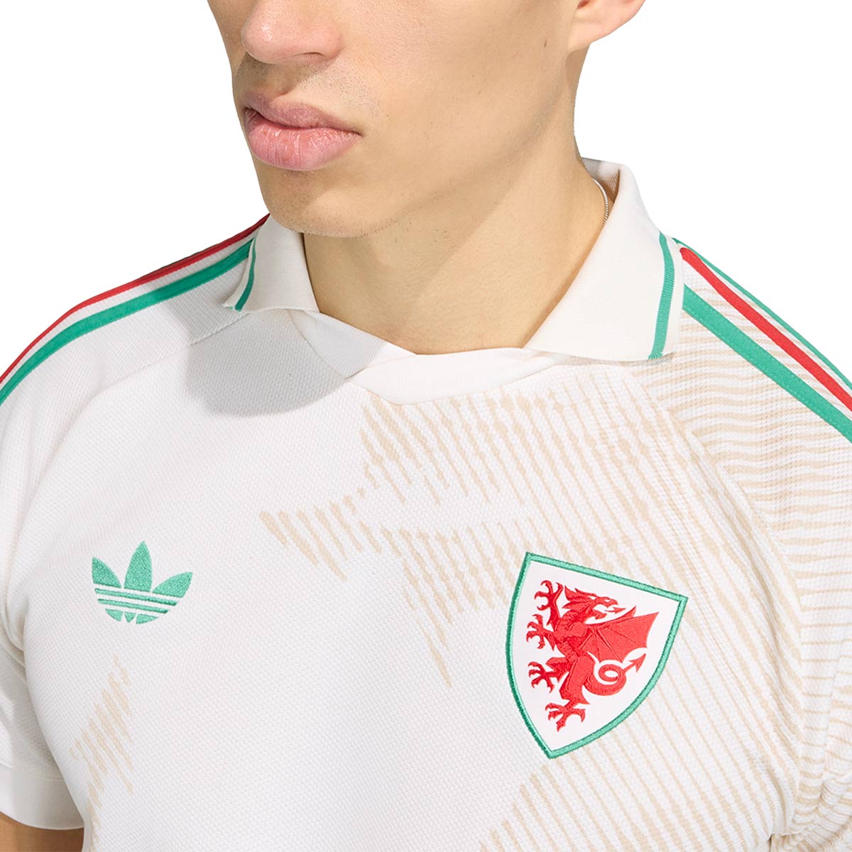 ADIDAS WALES 2026 AWAY REPLICA JERSEY - CHALK WHITE