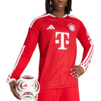 ADIDAS BAYERN MUNICH 2026/2027 HOME REPLICA LONG SLEEVE JERSEY - BETTER SCARLET/WHITE