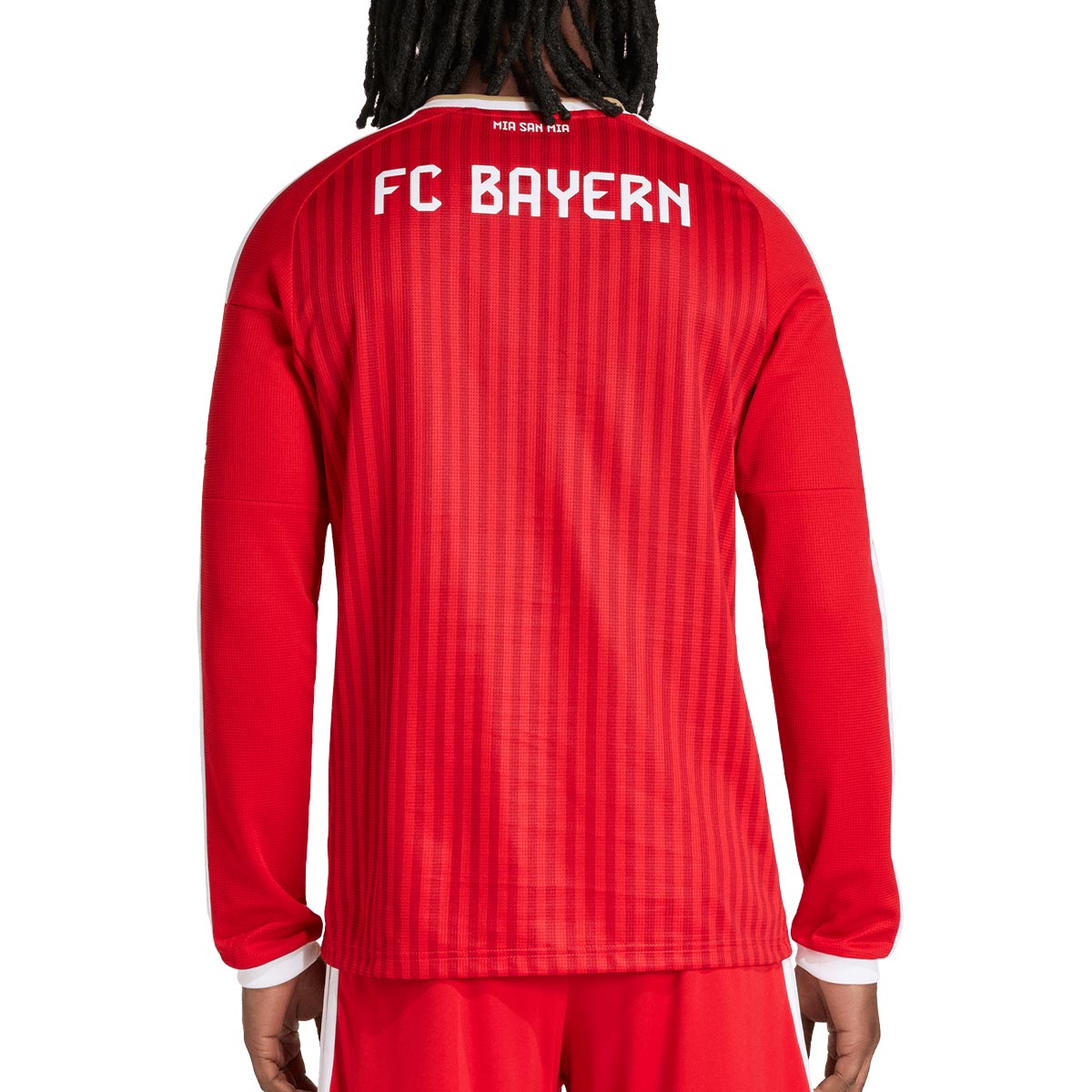 ADIDAS BAYERN MUNICH 2026/2027 HOME REPLICA LONG SLEEVE JERSEY - BETTER SCARLET/WHITE