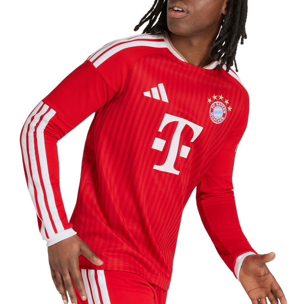 ADIDAS BAYERN MUNICH 2026/2027 HOME REPLICA LONG SLEEVE JERSEY - BETTER SCARLET/WHITE