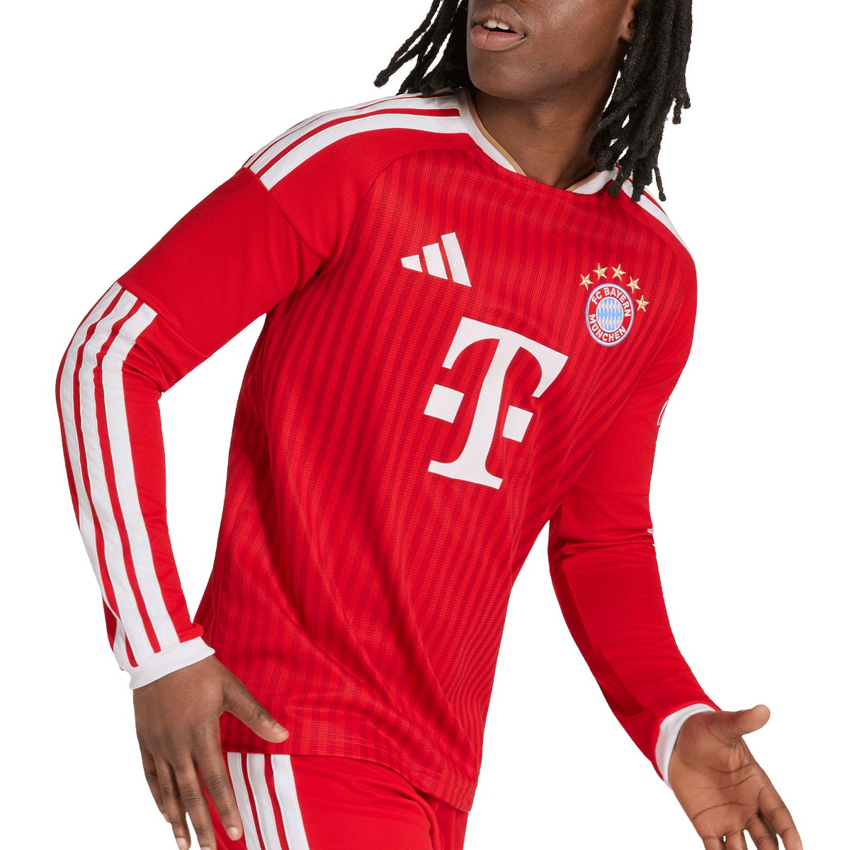 ADIDAS BAYERN MUNICH 2026/2027 HOME REPLICA LONG SLEEVE JERSEY - BETTER SCARLET/WHITE