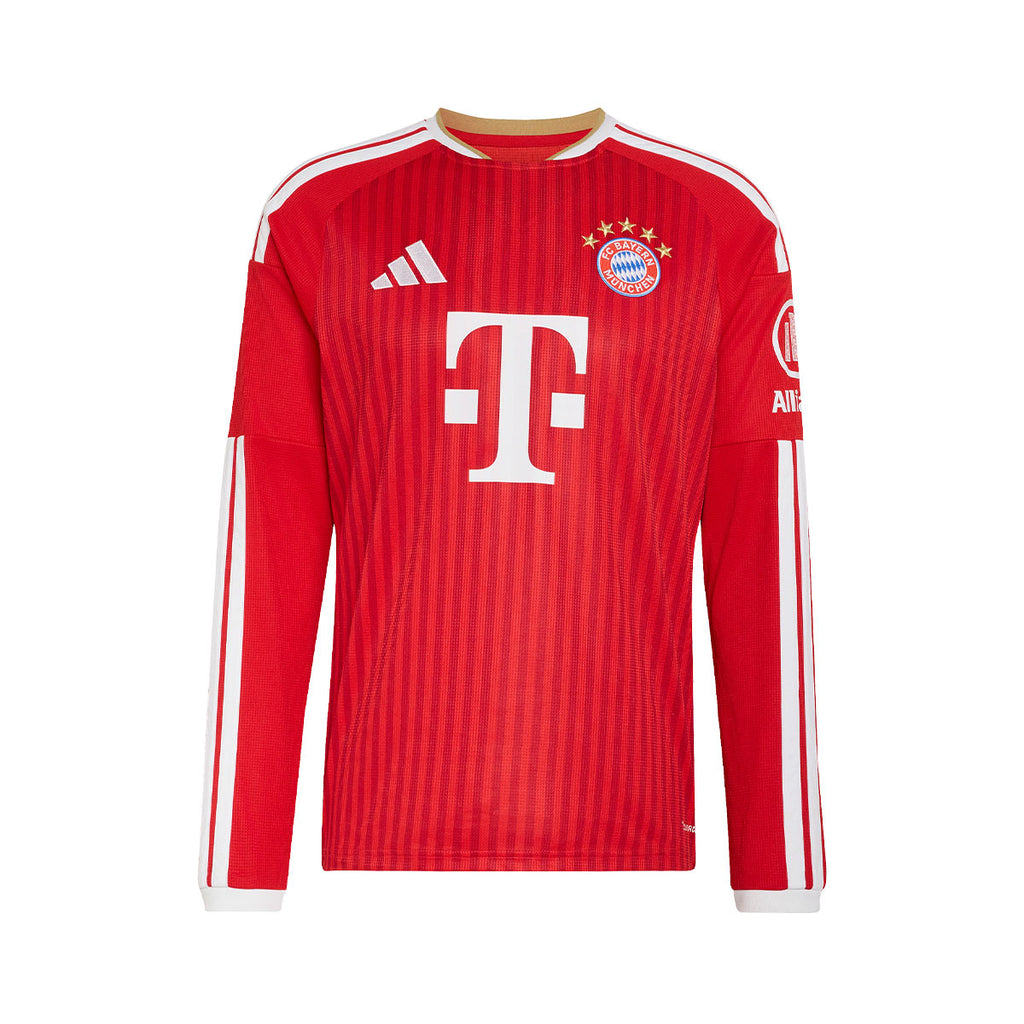 ADIDAS BAYERN MUNICH 2026/2027 HOME REPLICA LONG SLEEVE JERSEY - BETTER SCARLET/WHITE