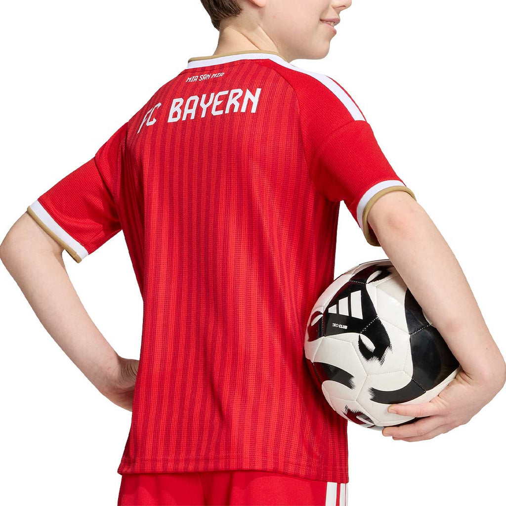 ADIDAS BAYERN MUNICH 2026/2027 HOME KIDS JERSEY - BETTER SCARLET/WHITE