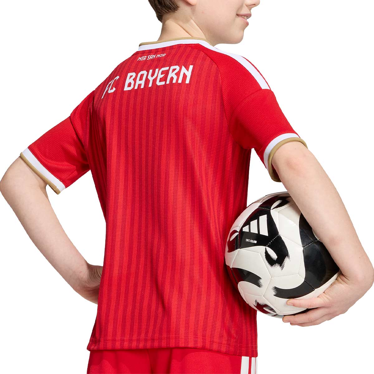 ADIDAS BAYERN MUNICH 2026/2027 HOME KIDS JERSEY - BETTER SCARLET/WHITE