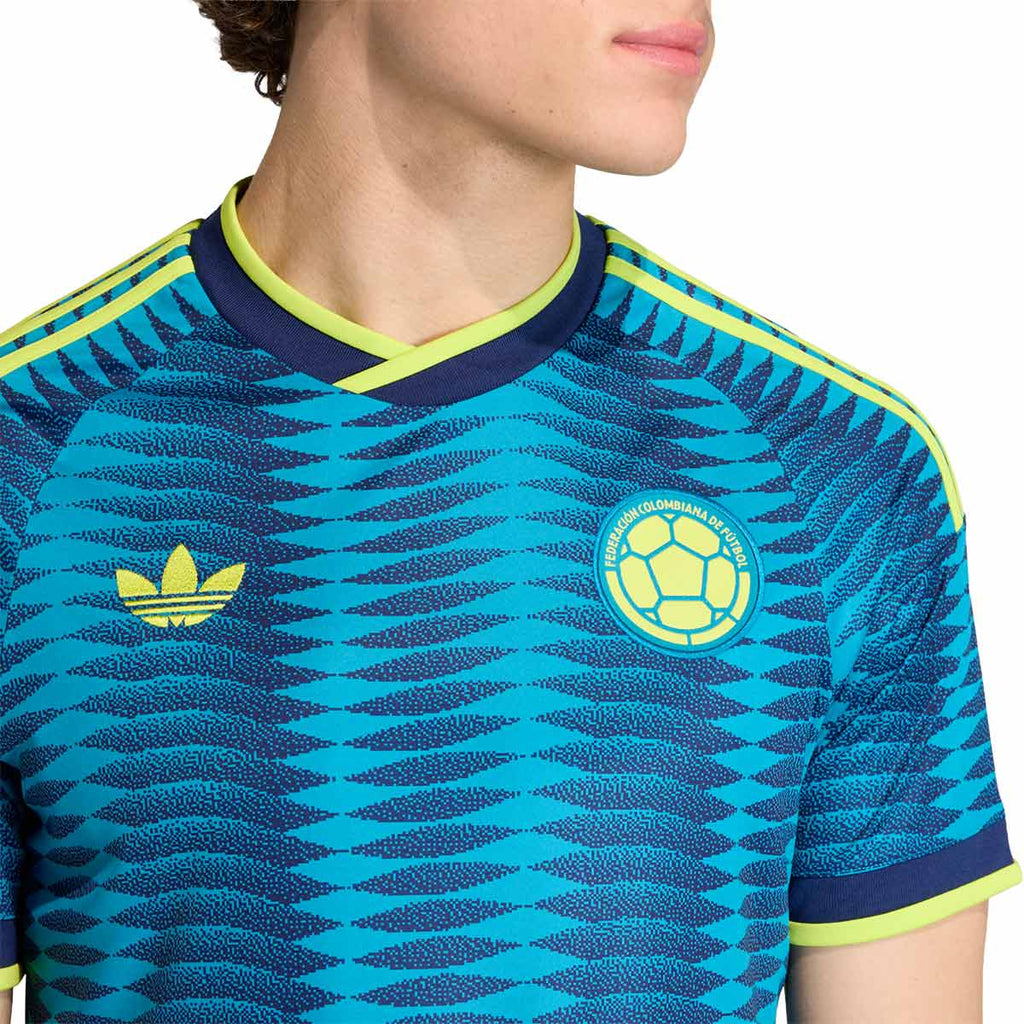 ADIDAS COLOMBIA 2026 AWAY REPLICA JERSEY - TEAM NAVY BLUE/MYSTERY PETROL
