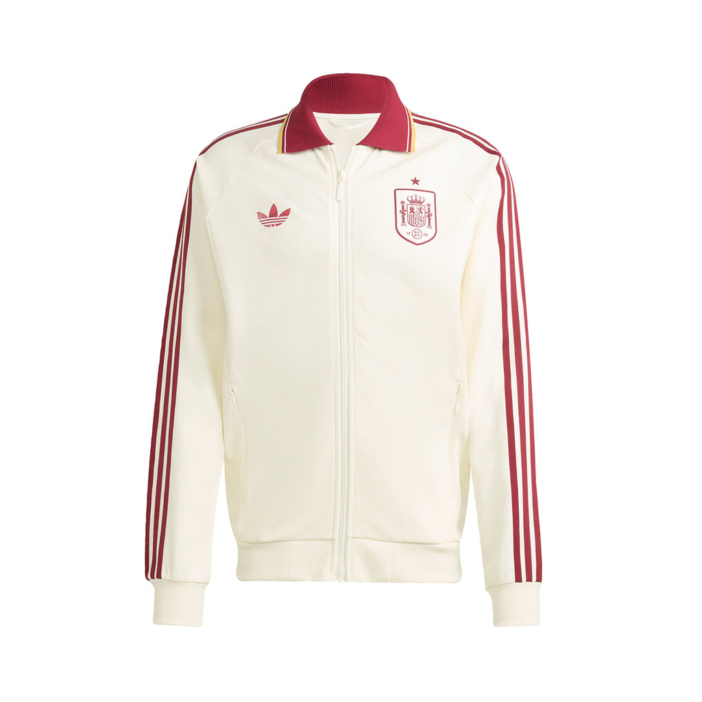 ADIDAS SPAIN 2026 AWAY ANTHEM JACKET - OFF WHITE