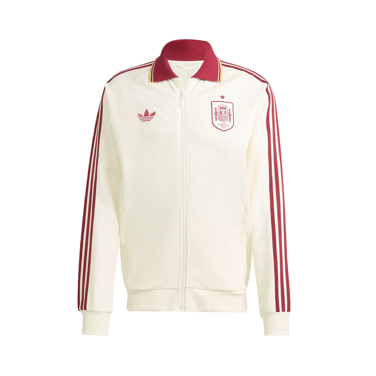 ADIDAS SPAIN 2026 AWAY ANTHEM JACKET - OFF WHITE