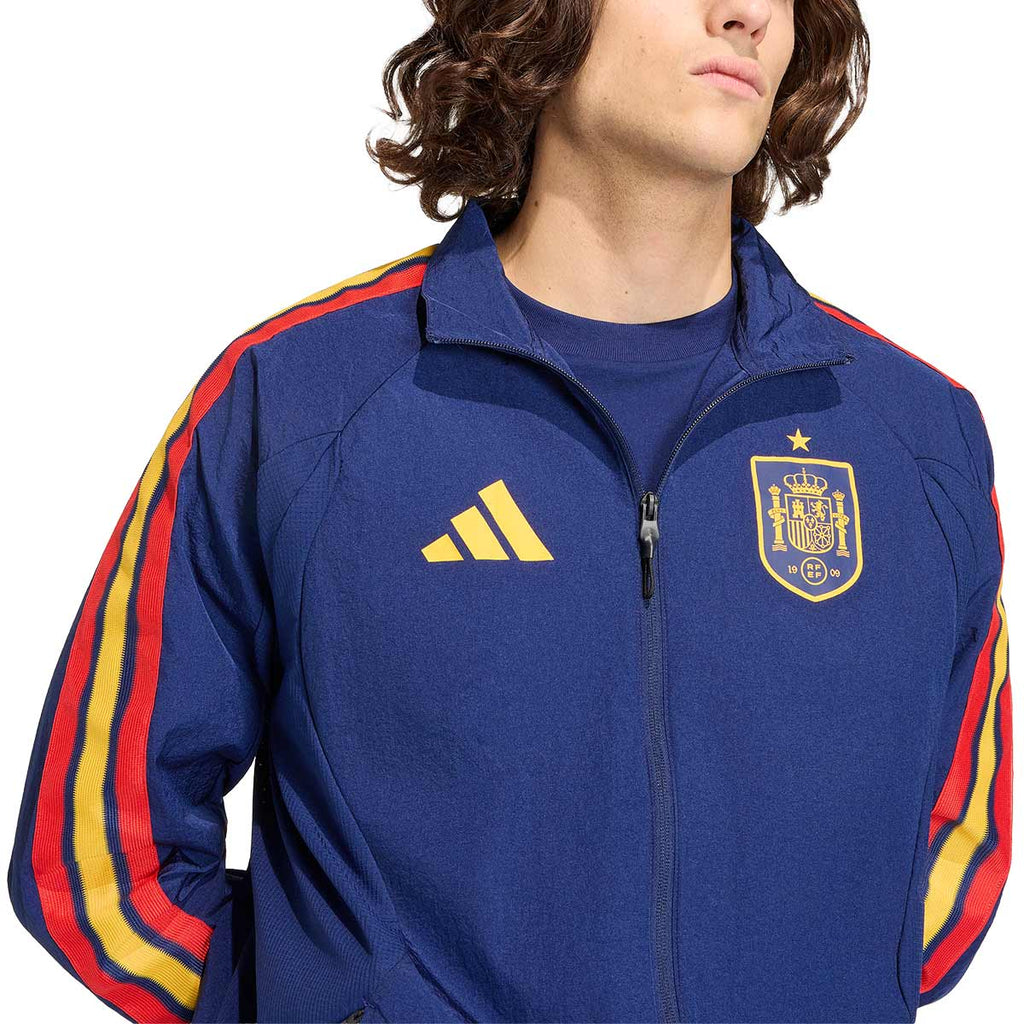 ADIDAS SPAIN 2026 HOME ANTHEM JACKET - DARK BLUE