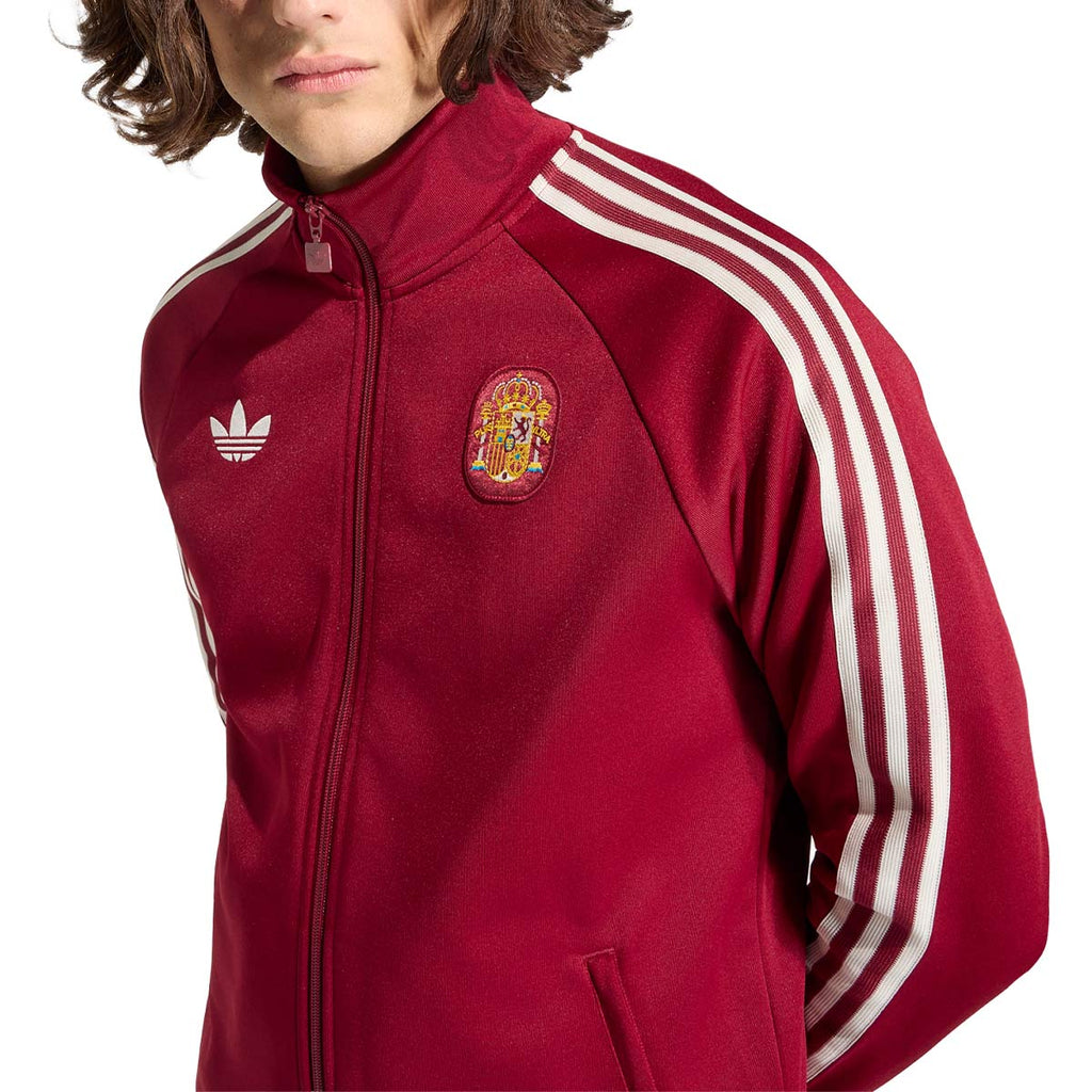ADIDAS SPAIN OG TRACK TOP - TEAM COLL BURGUNDY