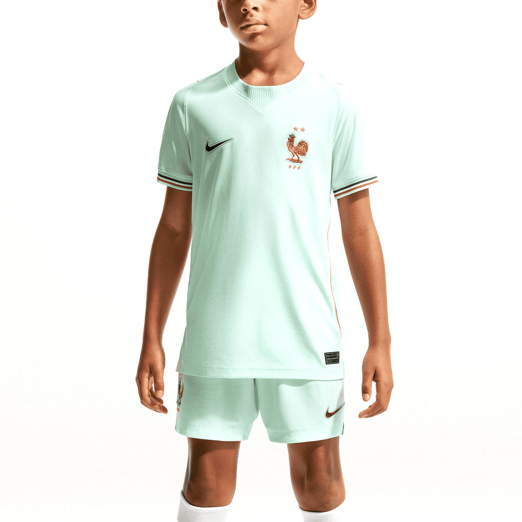 NIKE FRANCE 2026 AWAY KIDS JERSEY - IGLOO/MONARCH/MONARCH