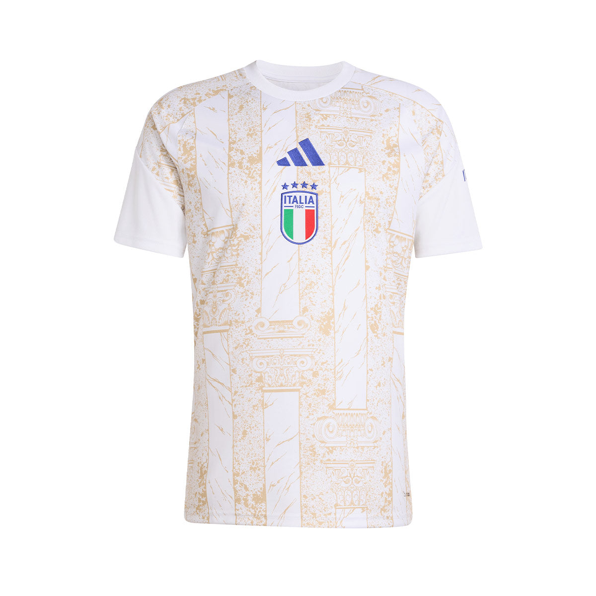 ADIDAS ITALY 2026 HOME PRE SHIRT - WHITE/HAZY BEIGE