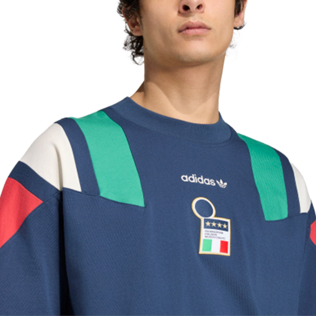 ADIDAS ITALY EQT TEE - CREW NAVY