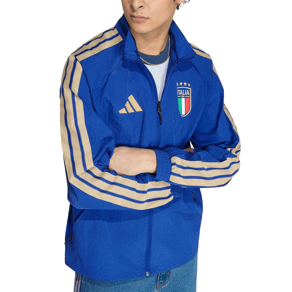 ADIDAS ITALY 2026 HOME ANTHEM JACKET - BOLD BLUE