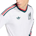 ADIDAS MEXICO 2026 AWAY REPLICA LONG SLEEVE JERSEY - WHITE