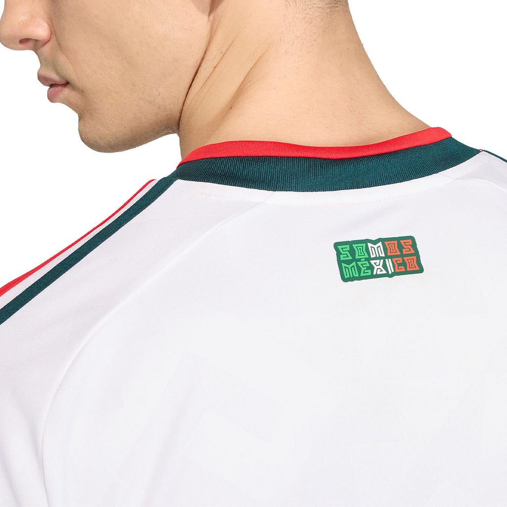ADIDAS MEXICO 2026 AWAY REPLICA LONG SLEEVE JERSEY - WHITE