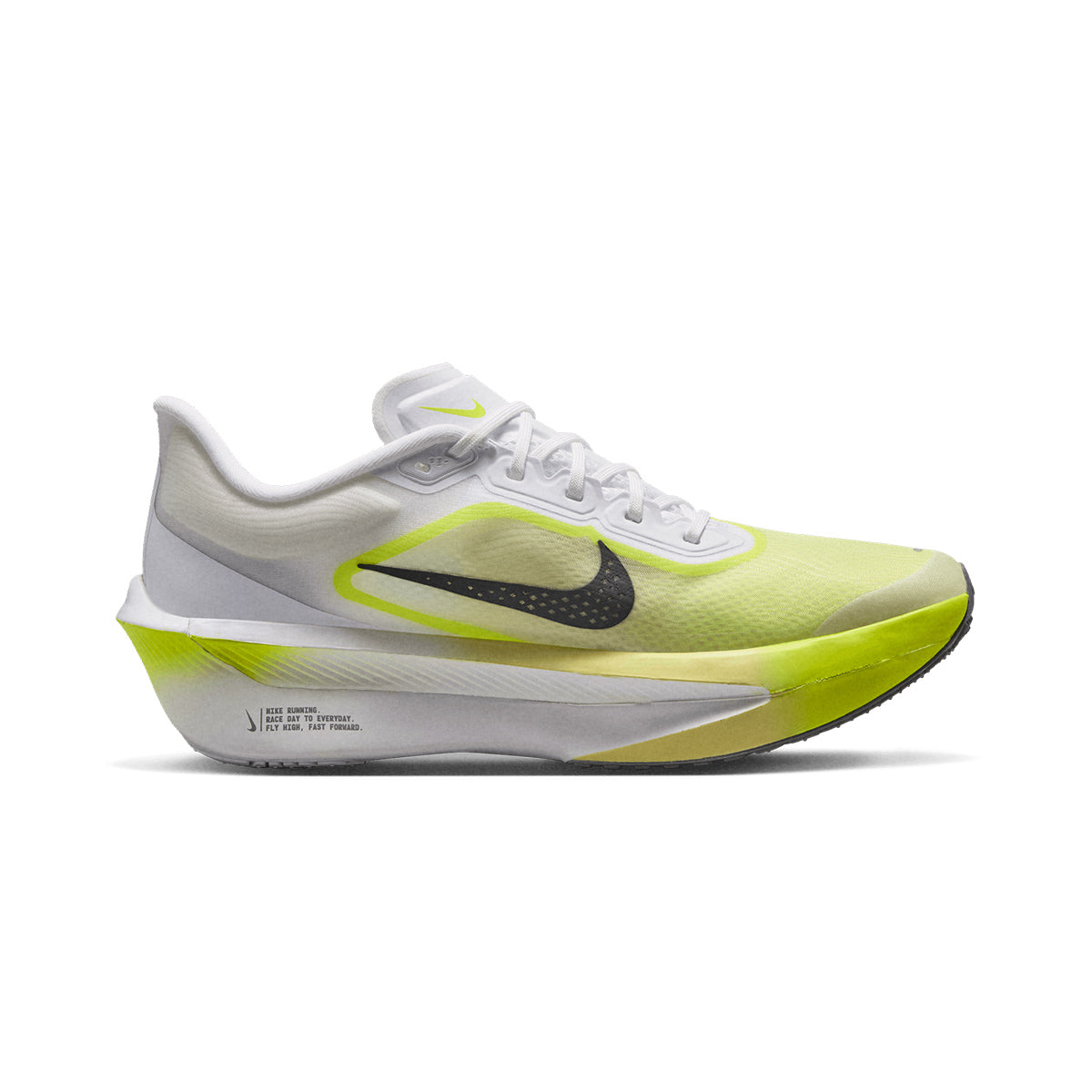 NIKE MEN ZOOM FLY 6 - WHITE/ANTHRACITE/LEMONVENOM