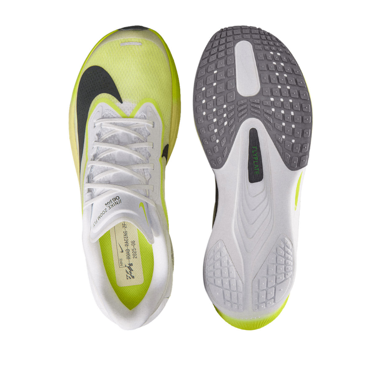 NIKE MEN ZOOM FLY 6 - WHITE/ANTHRACITE/LEMONVENOM