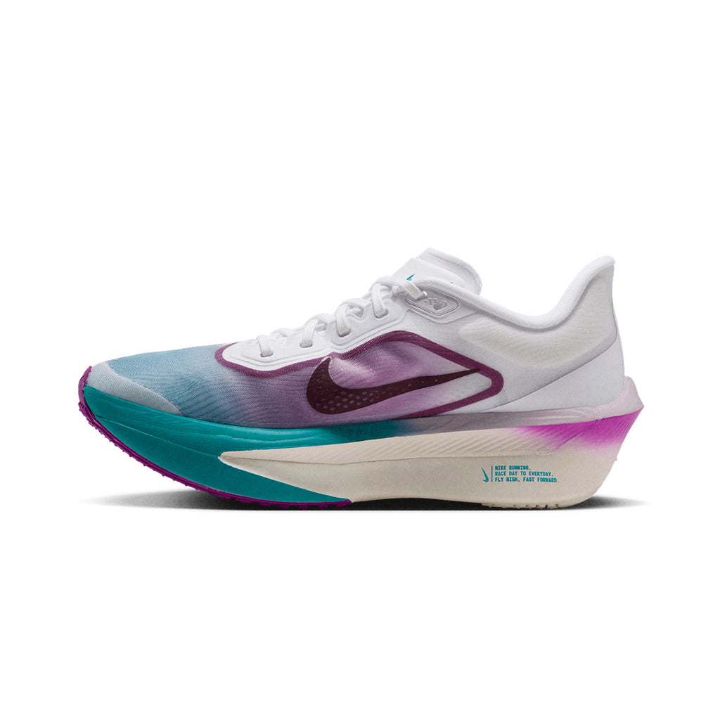 NIKE WOMEN ZOOM FLY 6 - WHITE/MYSTICDATES/VIVIDPURPLE/ENERGY