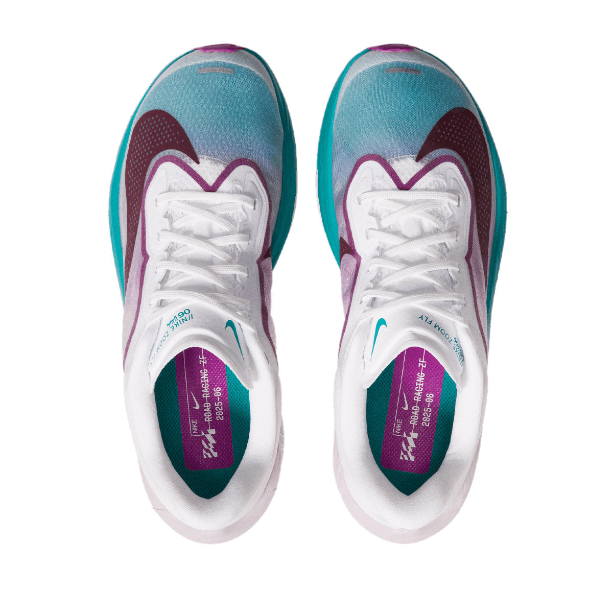 NIKE WOMEN ZOOM FLY 6 - WHITE/MYSTICDATES/VIVIDPURPLE/ENERGY