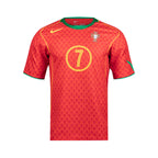 NIKE PORTUGAL 2004 RE ISSUE JERSEY EX - SPORT RED/PINE GREEN/YELLOW OCHRE