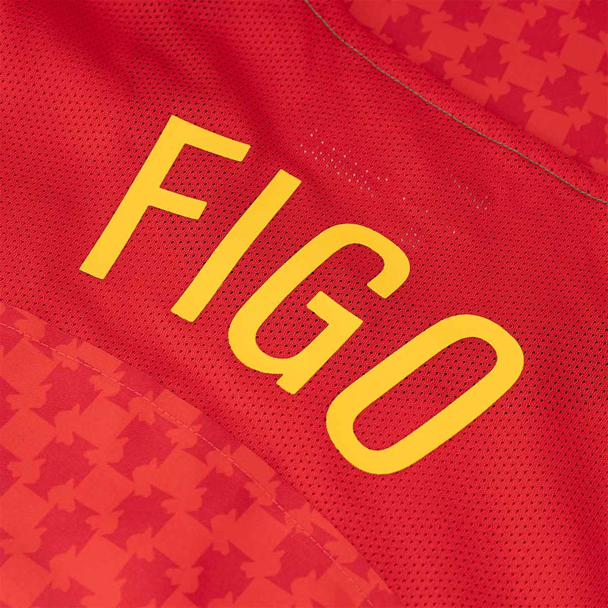 NIKE PORTUGAL 2004 RE ISSUE JERSEY EX - SPORT RED/PINE GREEN/YELLOW OCHRE