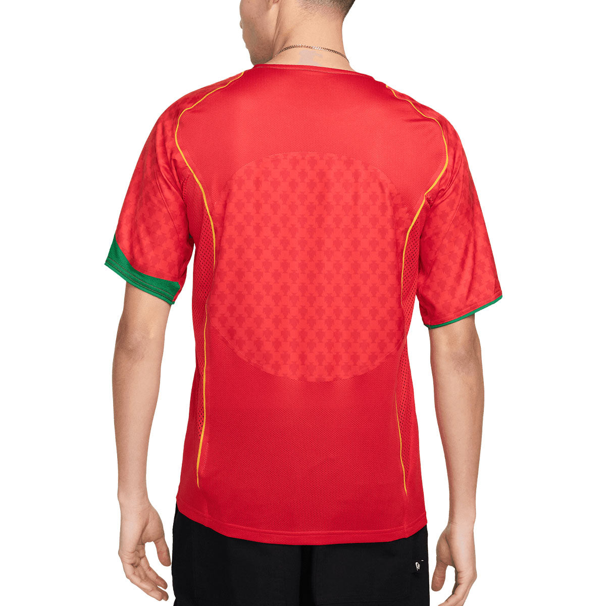 NIKE PORTUGAL 2004 RE ISSUE JERSEY - SPORT RED/PINE GREEN/YELLOW OCHRE