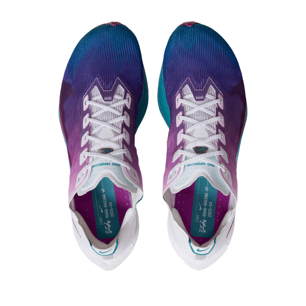 NIKE WOMEN ZOOMX VAPORFLY NEXT% 4 - WHITE/TRUEBERRY/ENERGY/VIVIDPURPLE