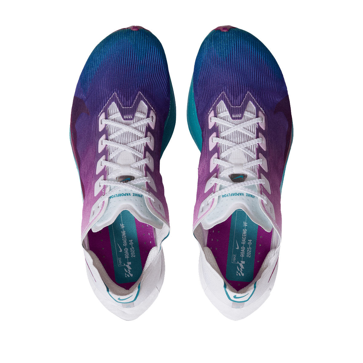 NIKE WOMEN ZOOMX VAPORFLY NEXT% 4 - WHITE/TRUEBERRY/ENERGY/VIVIDPURPLE