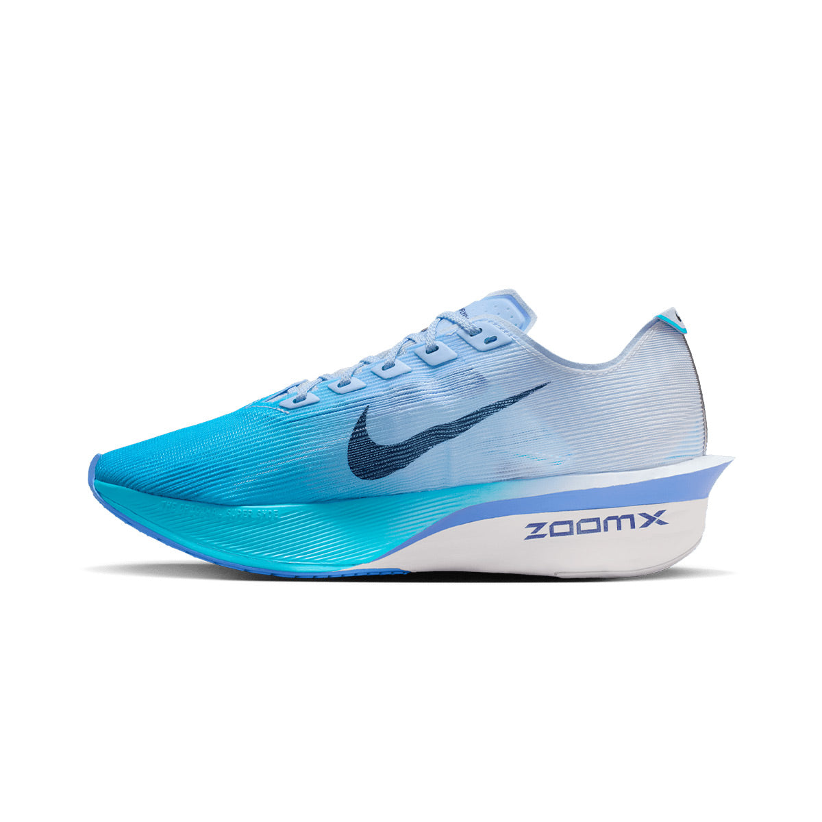 NIKE W ZOOMX VAPORFLY NEXT% 4 - WHITE/MIDNIGHTNAVY/HYDROGENBLUE
