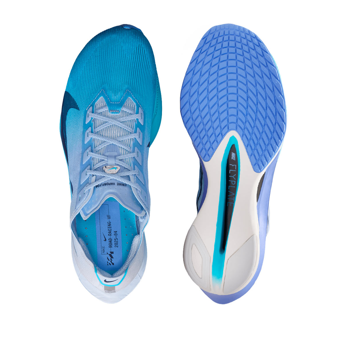 NIKE W ZOOMX VAPORFLY NEXT% 4 - WHITE/MIDNIGHTNAVY/HYDROGENBLUE