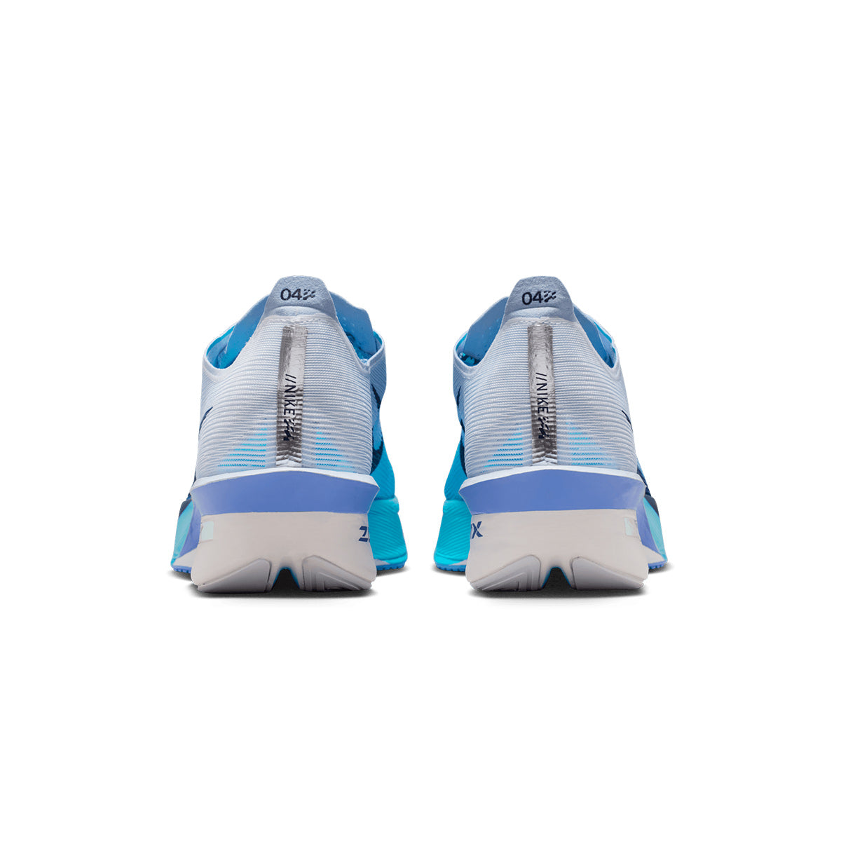 NIKE W ZOOMX VAPORFLY NEXT% 4 - WHITE/MIDNIGHTNAVY/HYDROGENBLUE