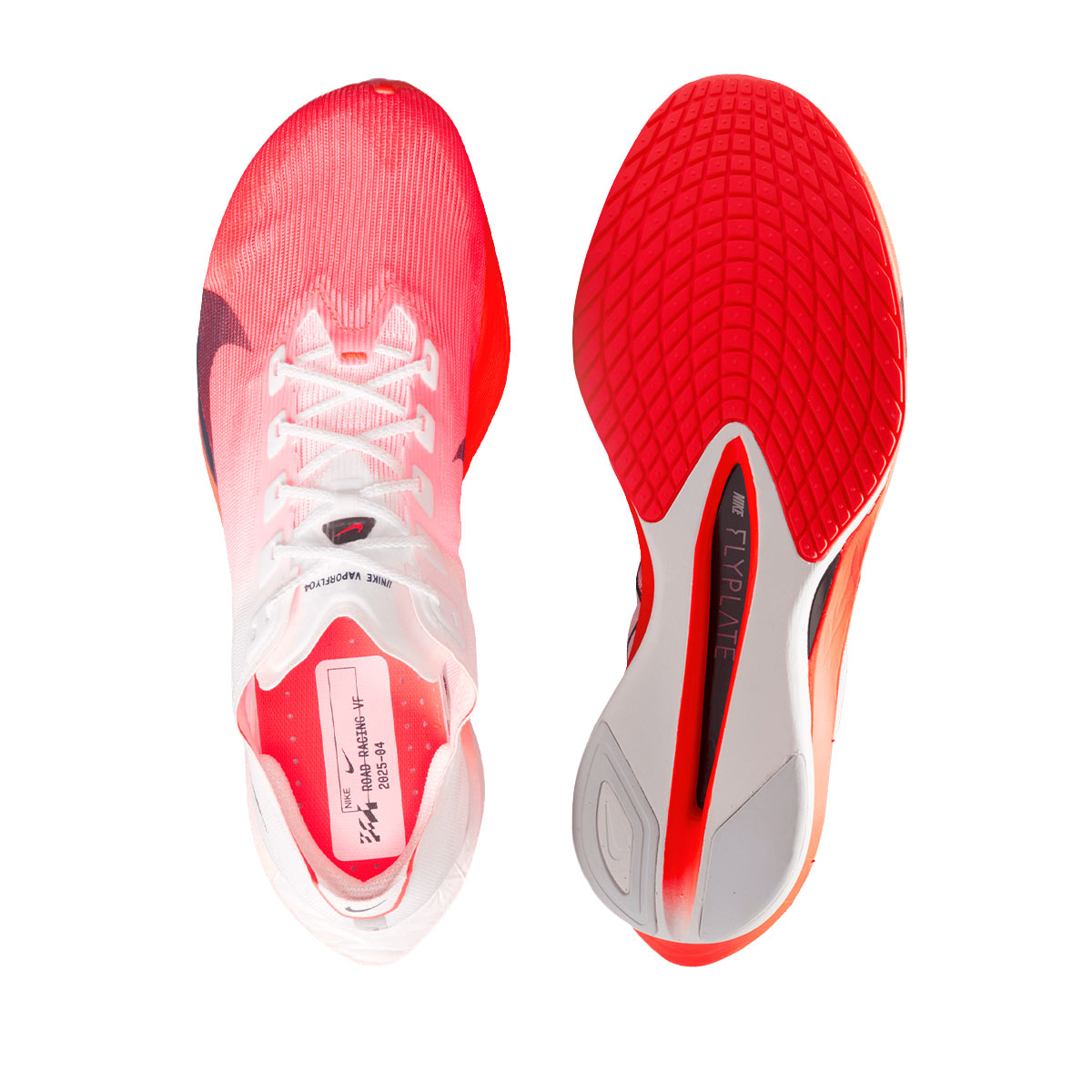 NIKE M ZOOMX VAPORFLY NEXT% 4 - WHITE/MIDNIGHTNAVY/BRIGHTCRIMSON