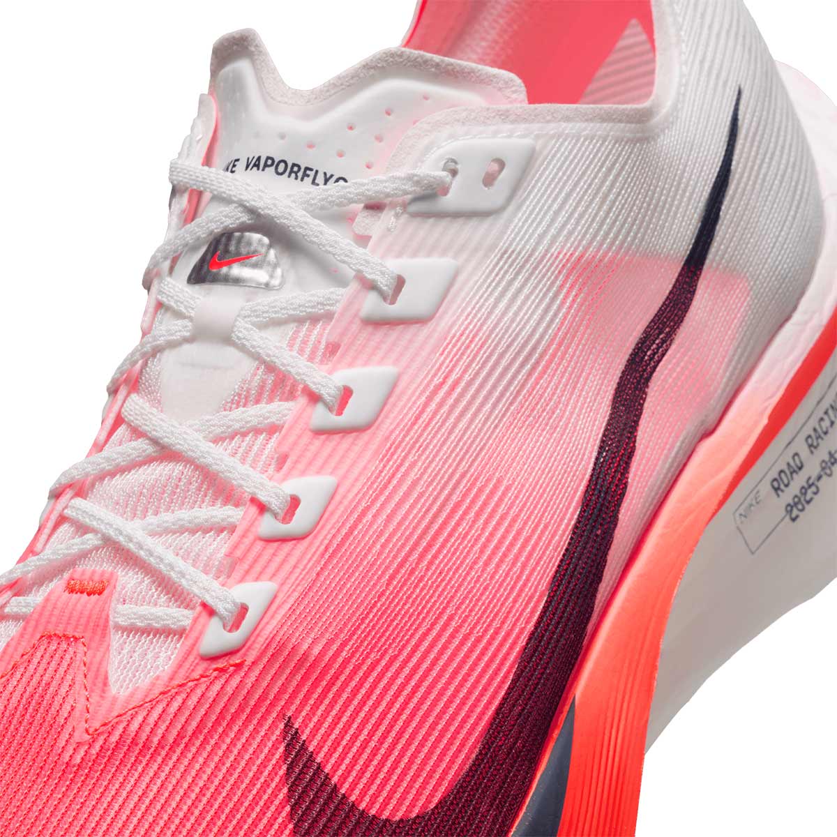 NIKE M ZOOMX VAPORFLY NEXT% 4 - WHITE/MIDNIGHTNAVY/BRIGHTCRIMSON