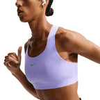 NIKE WOMEN SWIFT HIGH SUPPORT LIGHTLY LINED SPORT BRA - PURPLEPULSE