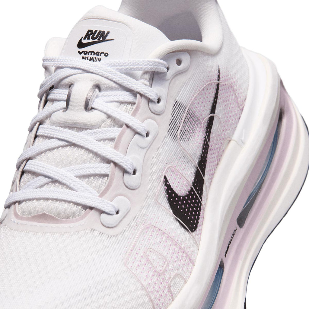 NIKE WOMEN VOMERO PREMIUM - WHITE/BLACK/SUMMITWHITE/BLEACHEDLILAC