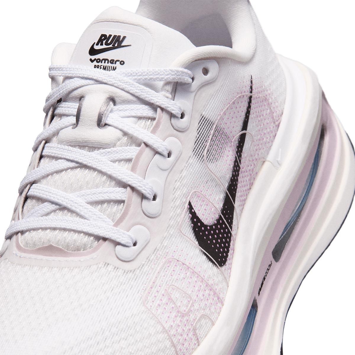NIKE WOMEN VOMERO PREMIUM - WHITE/BLACK/SUMMITWHITE/BLEACHEDLILAC