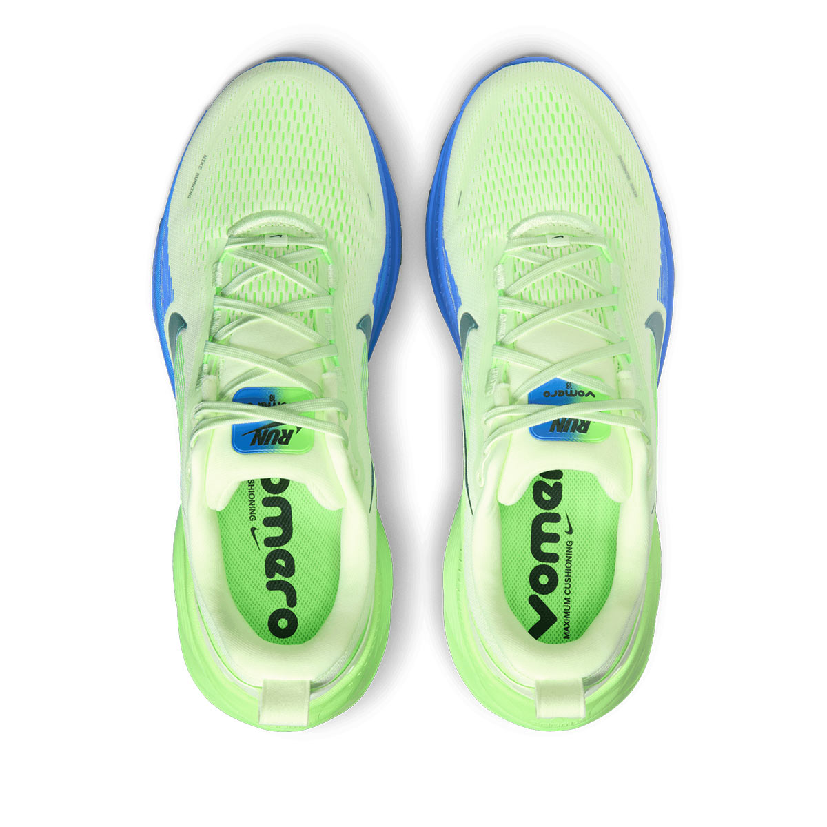 NIKE M VOMERO 18 - WHITE/BLACKSPRUCE/VOLTTINT/SAPPHIRE