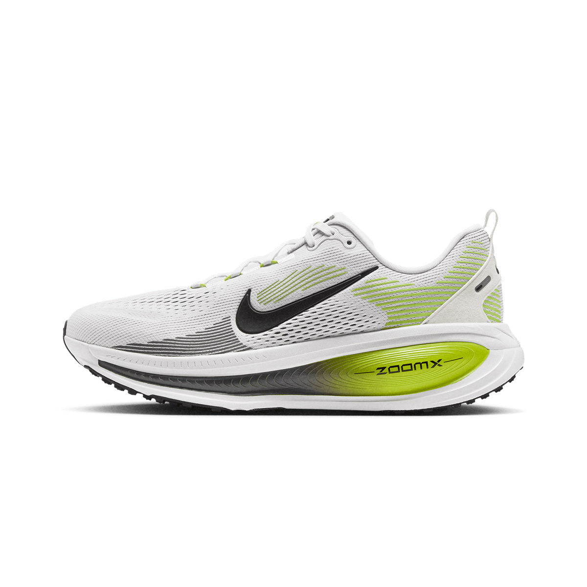 NIKE MEN VOMERO 18 - WHITE/BLACK/LEMONVENOM/DARKGREY