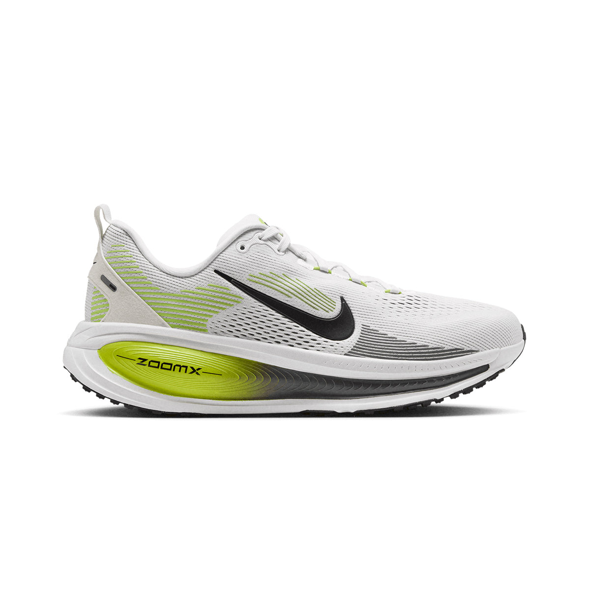 NIKE MEN VOMERO 18 - WHITE/BLACK/LEMONVENOM/DARKGREY