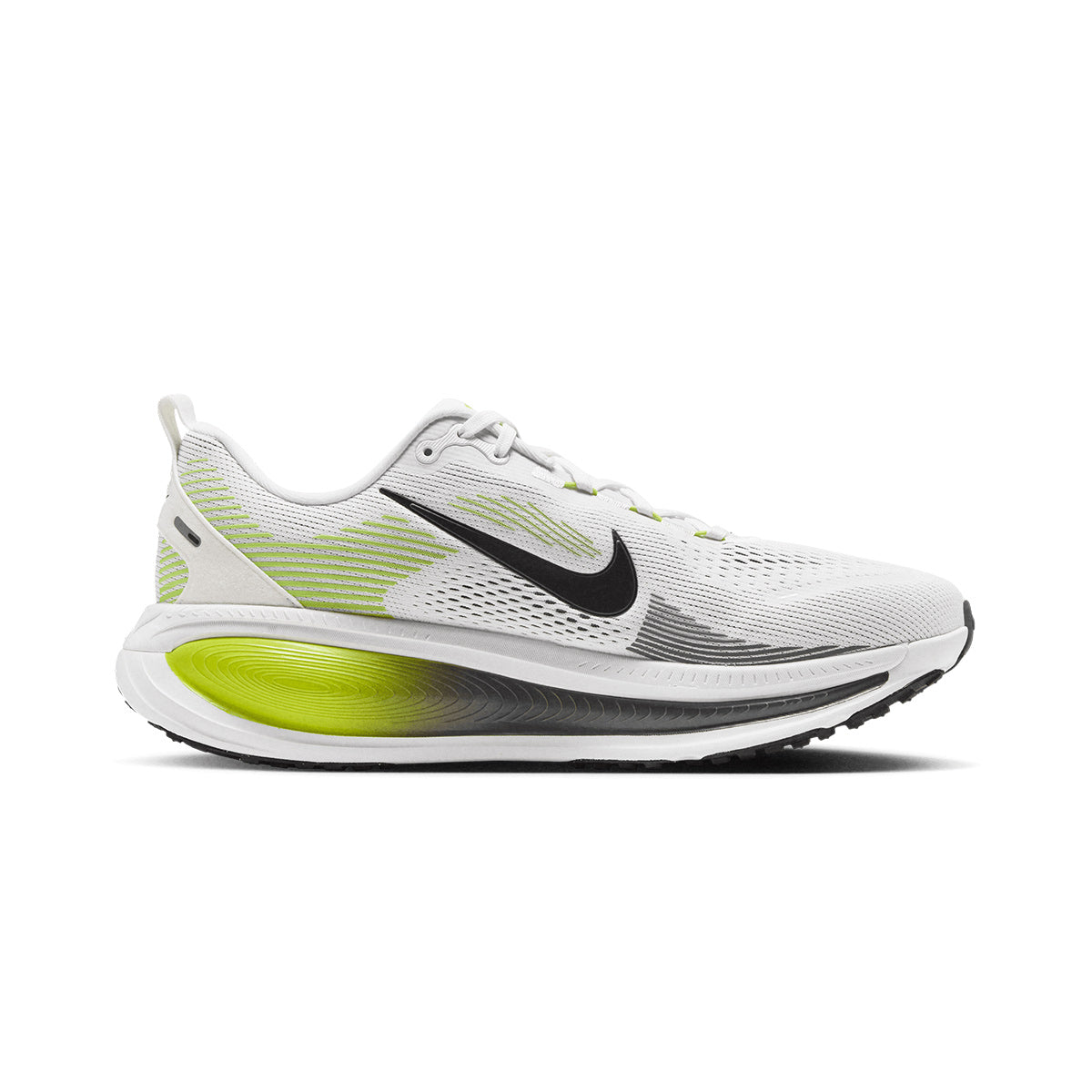 NIKE MEN VOMERO 18 - WHITE/BLACK/LEMONVENOM/DARKGREY