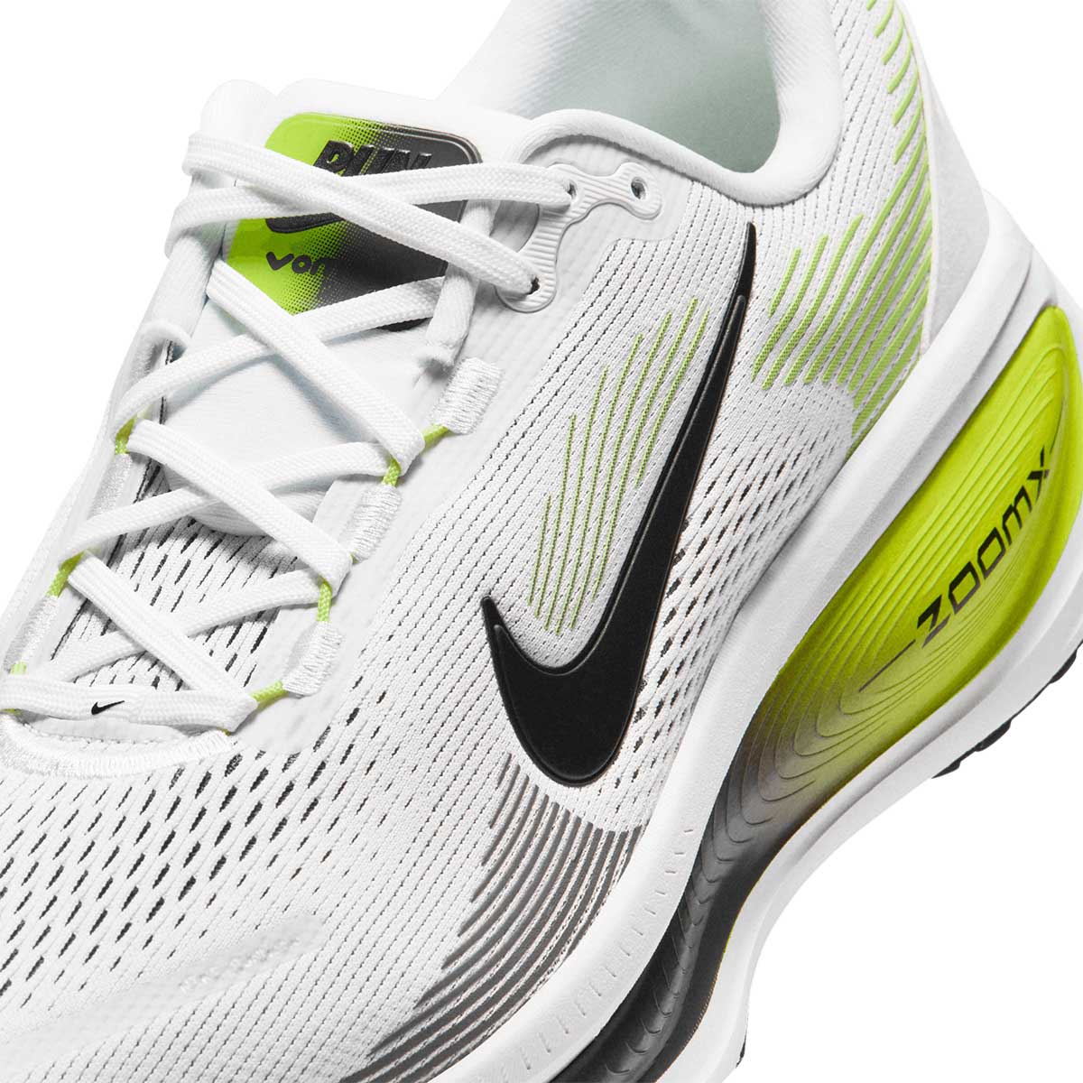 NIKE MEN VOMERO 18 - WHITE/BLACK/LEMONVENOM/DARKGREY